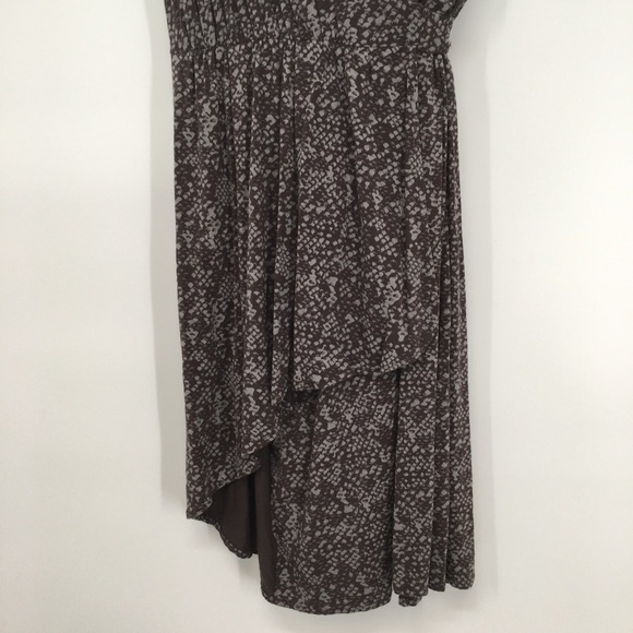 Loft Snakeskin Print Wrap Dress - Picture 4 of 9